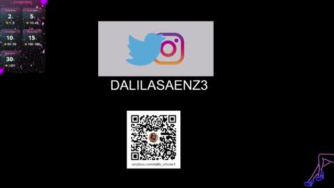 Snapshot of dalila_oficials chatting on December 22, 12:16 pm   online show from December 22, 12:16 pm