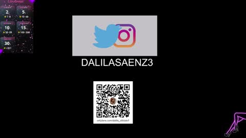Snapshot of dalila_oficials chatting on February 25, 10:29 pm   online show from February 25, 10:29 pm