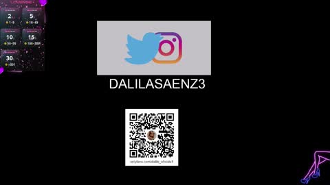 Snapshot of dalila_oficials chatting on March 9, 12:42 pm   online show from March 9, 12:42 pm