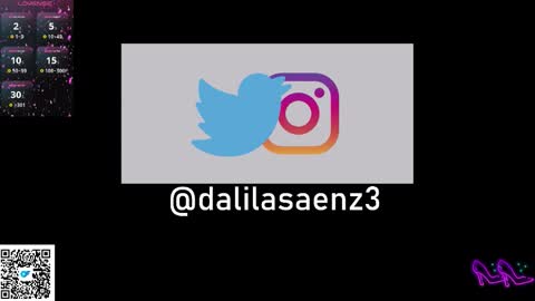 Snapshot of dalila_oficials chatting on September 24, 9:56 am   online show from September 24, 9:56 am