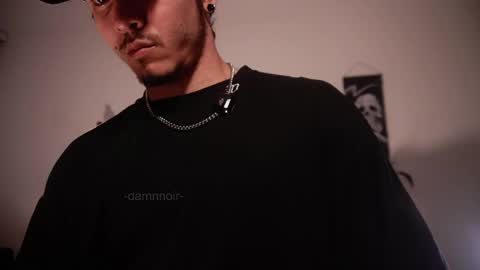 Snapshot of damnnoir chatting on April 18, 11:38 pm insta damn8 --- ----- online show from April 18, 11:38 pm