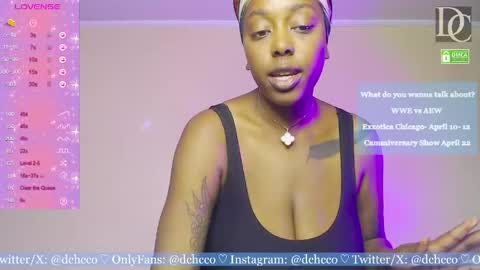 Snapshot of dchcco chatting on April 27, 9:24 pm Duchess Coco - Coco Puffs online show from April 27, 9:24 pm
