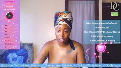 Snapshot of dchcco chatting on May 5, 5:10 pm Duchess Coco - Coco Puffs online show from May 5, 5:10 pm