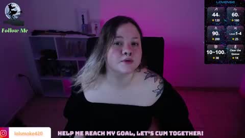 Snapshot of destroyall420 chatting on February 16, 2:09 am Lola Bdsm and fries online show from February 16, 2:09 am