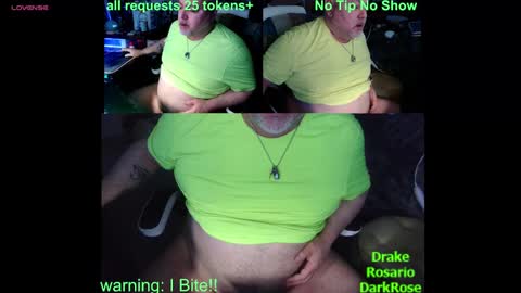 Snapshot of drake_r_darkrose chatting on February 1, 8:26 pm Drake D Vamp aka Drake DarkRose online show from February 1, 8:26 pm