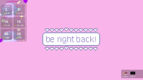 dulce_charm_ online show from January 31, 7:11 pm