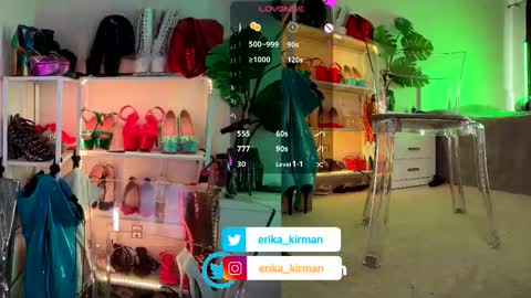 Erika      online show from November 20, 3:01 pm