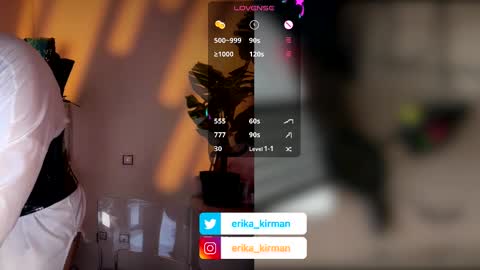 Erika      online show from March 27, 10:26 am