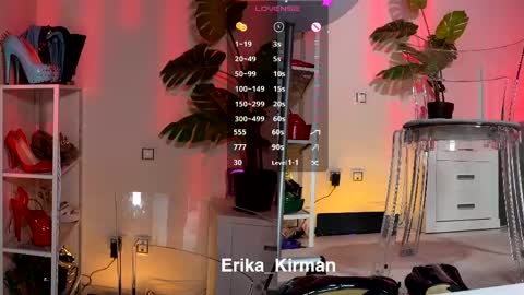 Erika      online show from May 14, 11:17 am