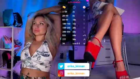 Snapshot of erika_kirman chatting on June 28, 9:15 am Erika online show from June 28, 9:15 am