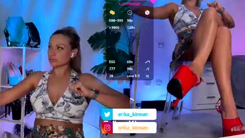 Snapshot of erika_kirman chatting on July 8, 8:52 am Erika online show from July 8, 8:52 am