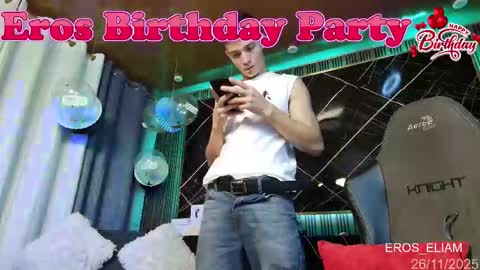 EROS ELIAM online show from November 26, 3:35 pm