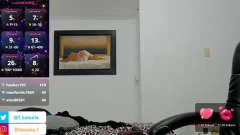 franchesca lussuria online show from January 21, 12:57 am