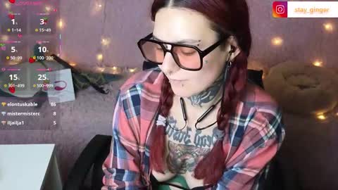 Ginger online show from February 11, 12:28 am