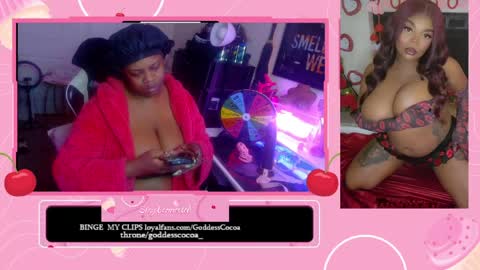 Goddess Cocoa online show from March 30, 11:55 am