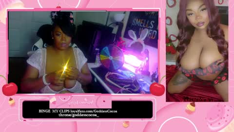 Goddess Cocoa online show from April 6, 4:46 am
