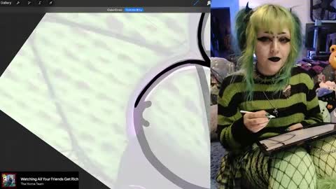 Snapshot of gothiccbae chatting on December 4, 3:59 am RavenSpookySpuwuky online show from December 4, 3:59 am