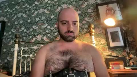 Snapshot of hairyleatherguy chatting on June 3, 10:07 am Hairy Guy online show from June 3, 10:07 am