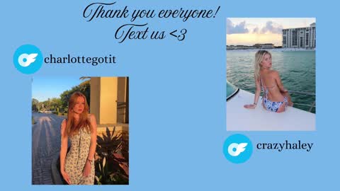 Snapshot of haleycrazy chatting on October 4, 2:53 am Haley online show from October 4, 2:53 am