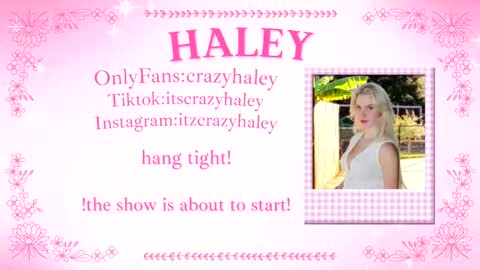 Haley online show from December 3, 4:38 pm