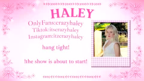 Snapshot of haleycrazy chatting on March 31, 3:12 pm Haley online show from March 31, 3:12 pm