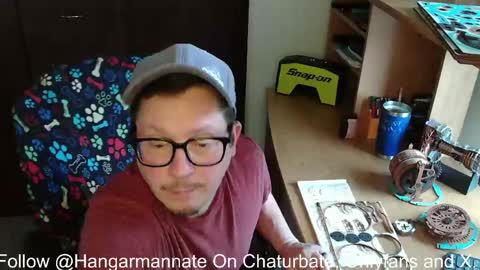Snapshot of hangarmannate chatting on May 24, 6:35 pm Nate online show from May 24, 6:35 pm