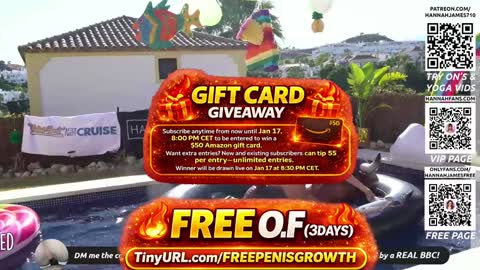 Hannah James online show from January 17, 3:50 pm