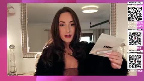 Snapshot of hannahjames710 chatting on July 16, 6:14 pm Hannah James online show from July 16, 6:14 pm