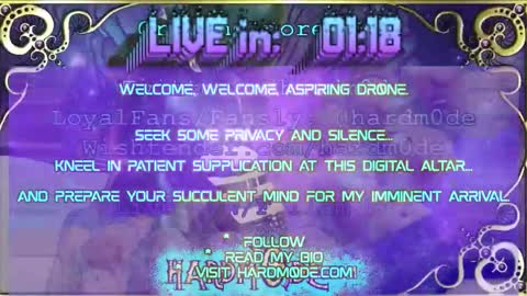 Snapshot of hardm0de chatting on December 1, 9:42 pm B0ne Daddy Bonesaw Real-Life College of Whispers Bard mindfuck brainwash hypno cerebral sensual online show from December 1, 9:42 pm