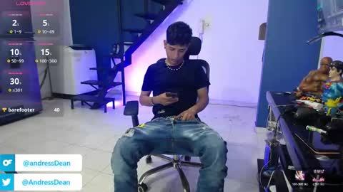 Snapshot of hardsexlove08 chatting on February 16, 10:39 pm Andres Dean online show from February 16, 10:39 pm