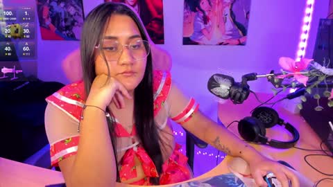 Snapshot of haruu2 chatting on January 7, 1:17 am karen  online show from January 7, 1:17 am