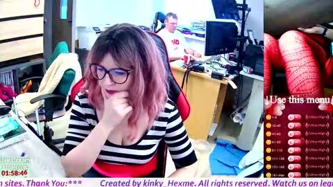 hexme_kinky_office online show from March 6, 10:30 am