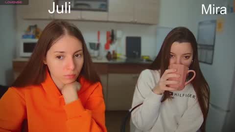 Julia and Mira online show from February 14, 4:04 am