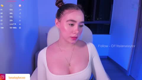 Snapshot of itslanataylor chatting on October 4, 1:14 am Lana Taylor New account online show from October 4, 1:14 am
