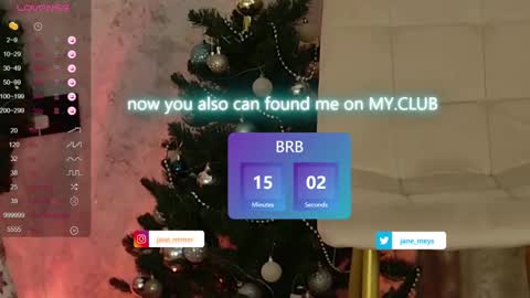 your kitty JANE roawww online show from December 22, 11:22 am