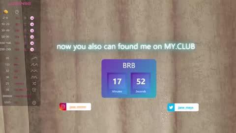 your kitty JANE roawww online show from February 25, 11:19 am