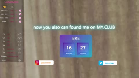 your kitty JANE roawww online show from February 27, 8:17 am