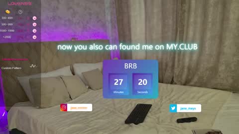 your kitty JANE roawww online show from March 8, 8:11 am