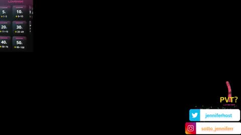 JENNIFER online show from November 9, 2:10 am