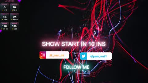 Juan Miguel online show from January 10, 7:04 pm