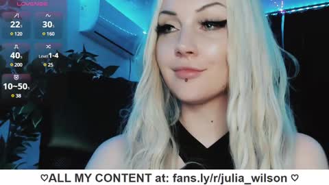 Snapshot of julia_wilson chatting on January 7, 7:06 pm ALL MY CONTENT at online show from January 7, 7:06 pm