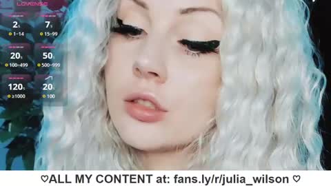 Snapshot of julia_wilson chatting on January 21, 5:41 pm ALL MY CONTENT at online show from January 21, 5:41 pm