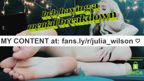 Snapshot of julia_wilson chatting on February 11, 5:07 pm ALL MY CONTENT at online show from February 11, 5:07 pm