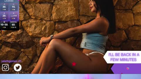 Snapshot of julietagames69 chatting on February 8, 4:25 am Julieth Gomez online show from February 8, 4:25 am