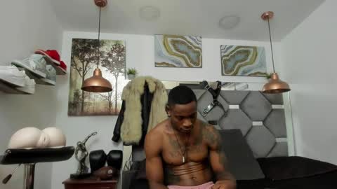 Snapshot of king_fitt_ chatting on January 25, 6:46 pm HOT MEN BLACK online show from January 25, 6:46 pm