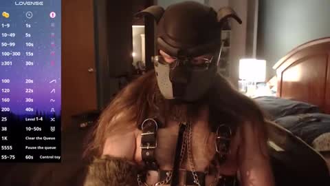 kinkywolf87 online show from December 30, 4:20 am