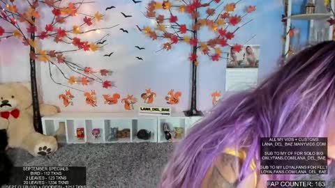 Lana Del Bae online show from September 28, 2:06 am