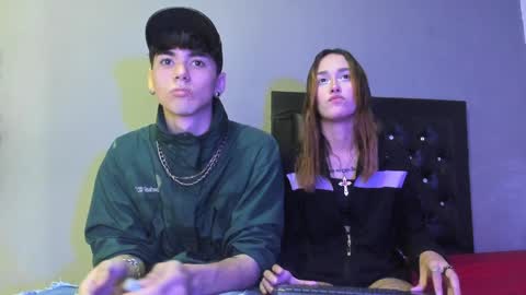 Snapshot of lara_and_caleb chatting on December 16, 4:55 am lara_and_caleb online show from December 16, 4:55 am