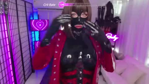 Snapshot of latexrubydoll chatting on December 7, 5:48 am Latex Ruby online show from December 7, 5:48 am