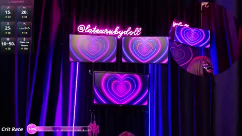 Latex Ruby online show from November 21, 7:51 am